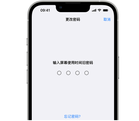 竹溪iPhone屏幕维修分享iPhone屏幕使用时间密码忘记了怎么办 