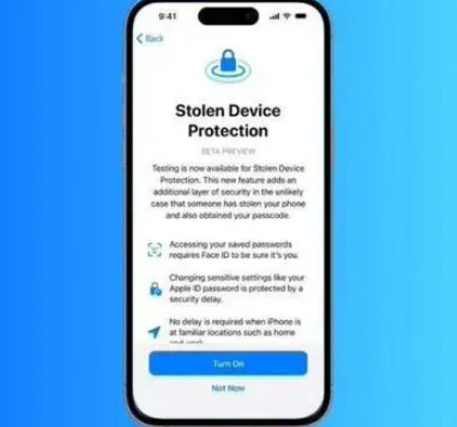 竹溪苹果授权维修店分享被盗设备保护功能开启方法 