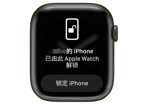 竹溪苹果手机维修分享用 AppleWatch 解锁配备面容 ID 的 iPhone方法 