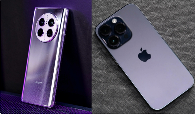 竹溪苹果14维修分享华为Mate50与iPhone14哪个好？ 
