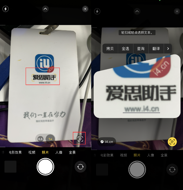 竹溪苹果手机维修分享升级iOS 16后如何通过相机翻译文本 