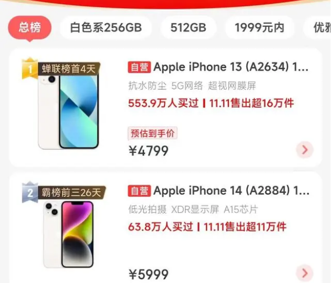 竹溪苹果14维修分享iPhone14配置不如同价位的安卓还能大卖 