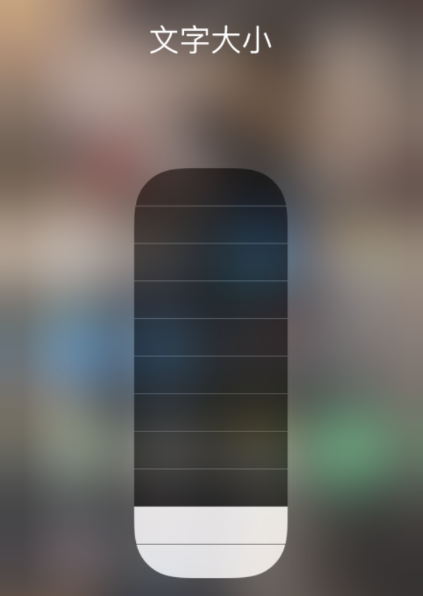 竹溪苹果手机维修分享小技巧：在 iPhone 控制中心快速调节字体大小 