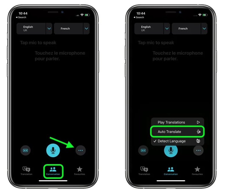 竹溪苹果手机维修分享iOS 15 “翻译” App 新改进 